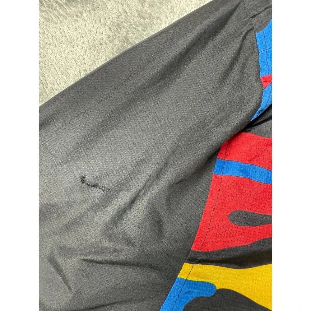 True Religion Bomber Jacket 3XL Multicolor Camo Red Yellow Blue Black